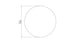 Blinde Design Circ M2 Concrete Coffee Table - Natural Finish - BLD.1.T.CIR.M2.NA